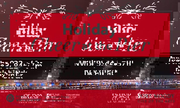 Digital signage for cheer at the pier