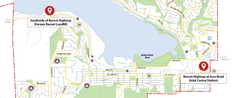 Digital billboard locations map