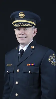 portrait of Fire Chief Darcey O'Riordan
